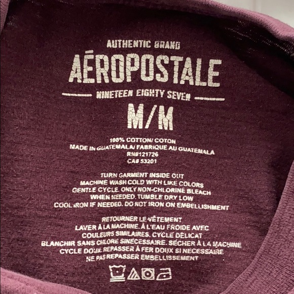 Aeropostale Mens Distressed T-shirt Size Medium - Picture 3 of 3
